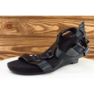 Aerosoles Sz‎ 10 M Black Gladiator Synthetic Women Sandals Plush Nite